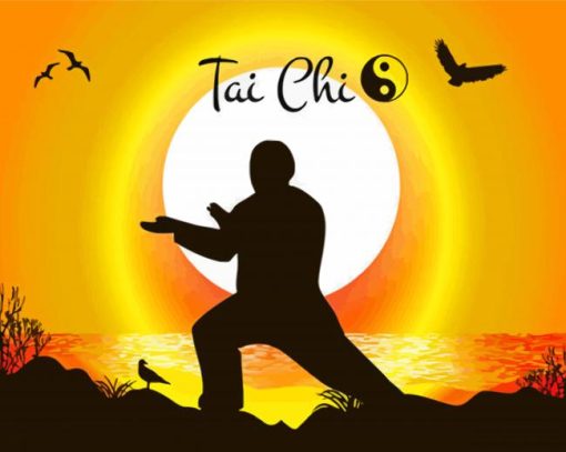 Aesthetic Tai Chi paint by number
