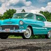 Aesthetic Chevy Bel Air paint by number