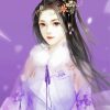 Aesthetic Chinese Girl Art paint by number