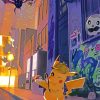 Aesthetic Detective Pikachu Art paint by number