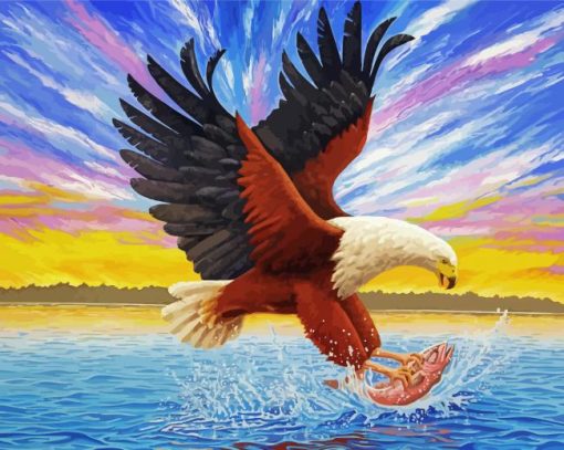 Aesthetic Fish Eagle Drexler Kyzer paint by number