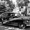 Black And White Classic Police Car paint by number