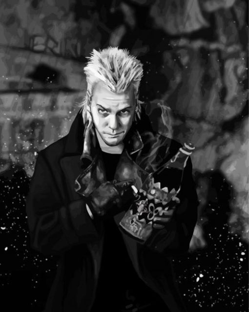 Black And White David Lost Boys paint by number