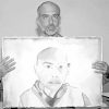 Black And White Francesco Clemente paint by number