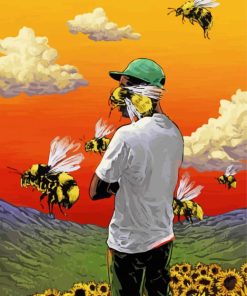 Flower Boy paint by number