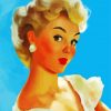 Gorgeous Lady By Gil Elgren paint by number