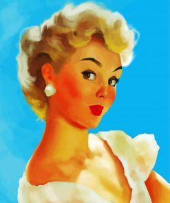 Gorgeous Lady By Gil Elgren paint by number