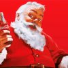 Happy Santa And Coca Cola paint by number