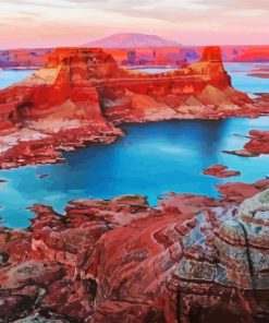 Lake Powell Landscape paint by number