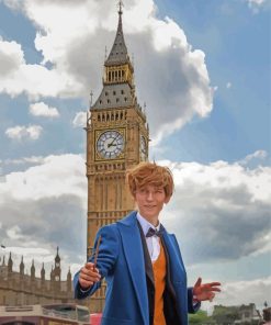 Newton Scamander In London paint by number