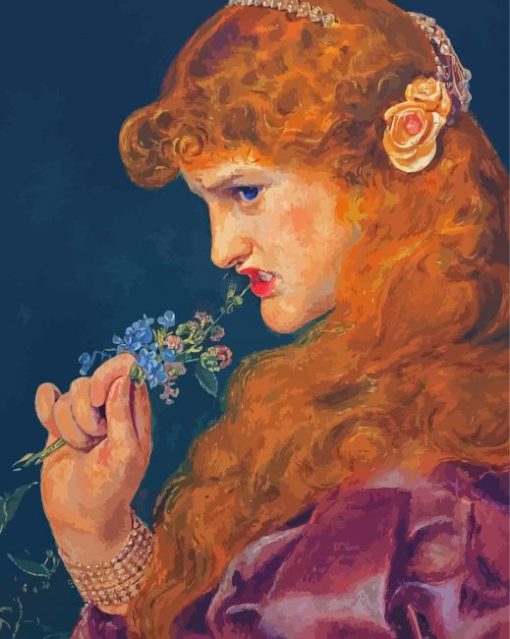 Portrait Of Women Pre Raphaelites paint by number