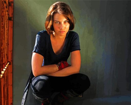 Pretty Maggie Greene paint by number