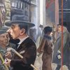 Street Scene By Grosz paint by number