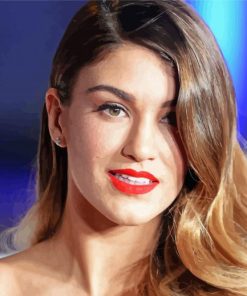 Television Presenter Amy Willerton paint by number