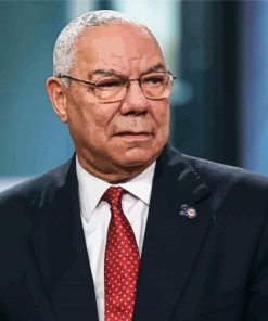 Us Secretary Of State Colin Powell paint by number