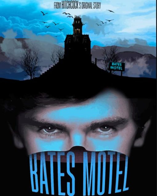 Bates Motel Serie Poster paint by number