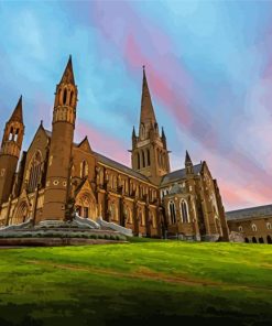 Bendigo Victoria Cathedral Paint by number