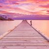 Boardwalk At Sunset Tasmania paint by number