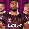 Brisbane Broncos Rugby League Players paint by number