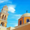 Catholic Cathedral Of Saint John The Baptist Thera Santorini paint by number