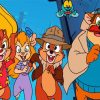 Chip N Dale Rescue Rangers paint by number