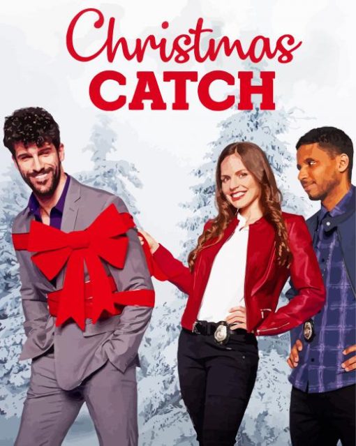 Christmas Catch Poster paint by number