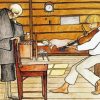 Death Listens By Hugo Simberg paint by number