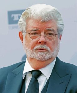 Film Director George Lucas paint by number