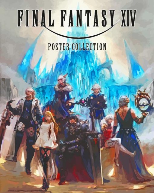 Final Fantasy XIV Poster Art paint by number