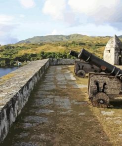 Fort Nuestra Señora De La Soledad Guam Landscape paint by number