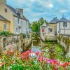 France Bayeux Town paint by number