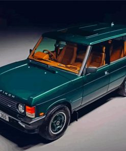Green Classic Rover paint by number