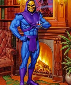 He Man Skeletor paint by number