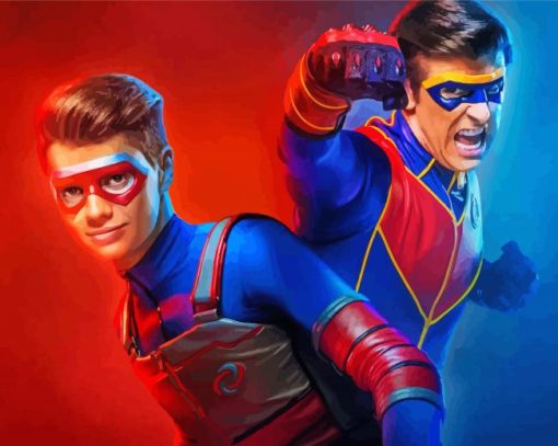 Henry Danger Heroes paint by number