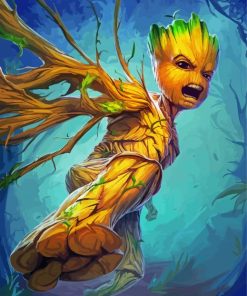 I Am Groot paint by number