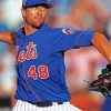 Jacob Degrom Baseball Player paint by number