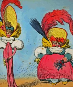 James Gillray Short Bodied paint by number