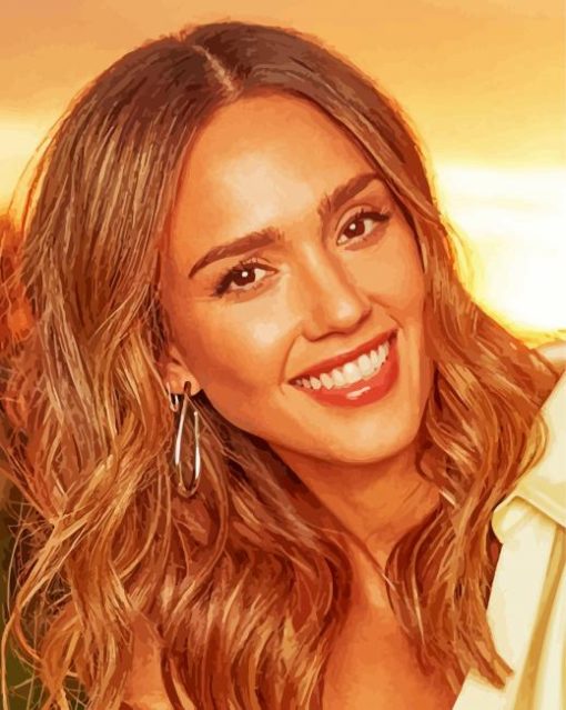 Jessica Alba Paint by number