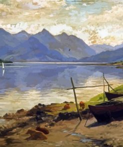 Joseph Farquharson Loch Duich And The Five Sisters paint by number