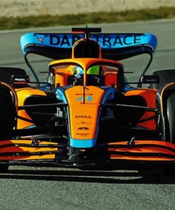 Lando Norris F1 Car paint by number