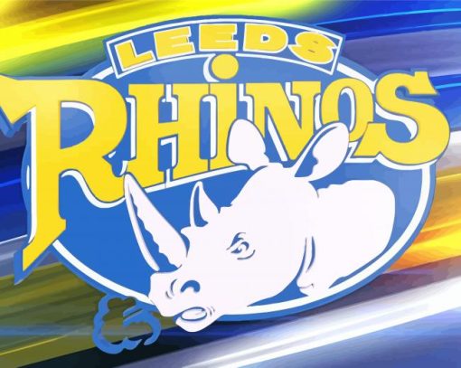 Leeds Rhinos Logo paint by number