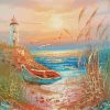 Lighthouse And Sea Art paint by number