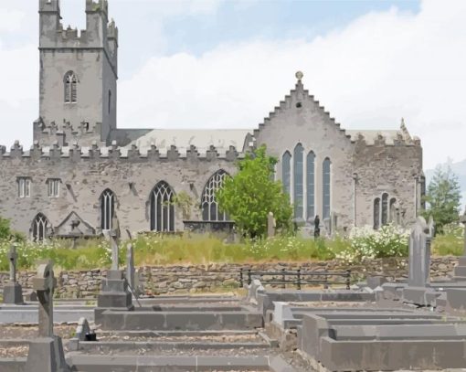 Limerick Saint Marys Cathedral paint by number