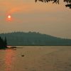 Loon Lake Sunset paint by number