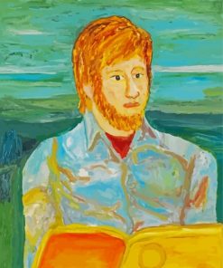 Man Reading Beauford Delaney paint by number