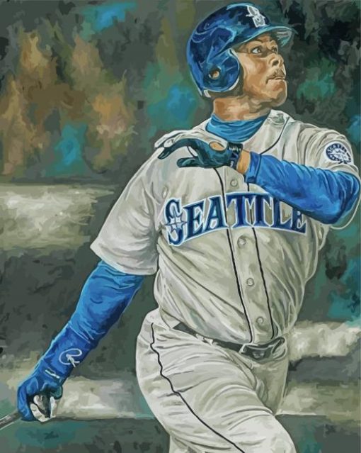 Mariners Player paint by number