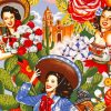 Mexican Ladies paint by number