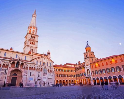 Modena Italy paint by number