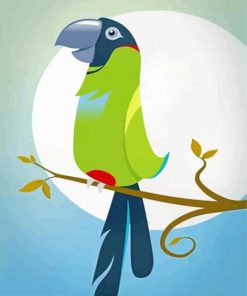 Nanday Conure Parrot Art paint by number