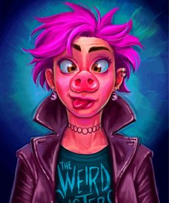 Nymphadora Tonks Art Paint by number